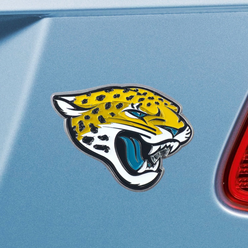 Fanmats Jacksonville Jaguars 3D Color Metal Emblem