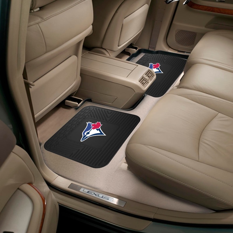 Fanmats Toronto Blue Jays Back Seat Car Utility Mats – 2 Piece Set
