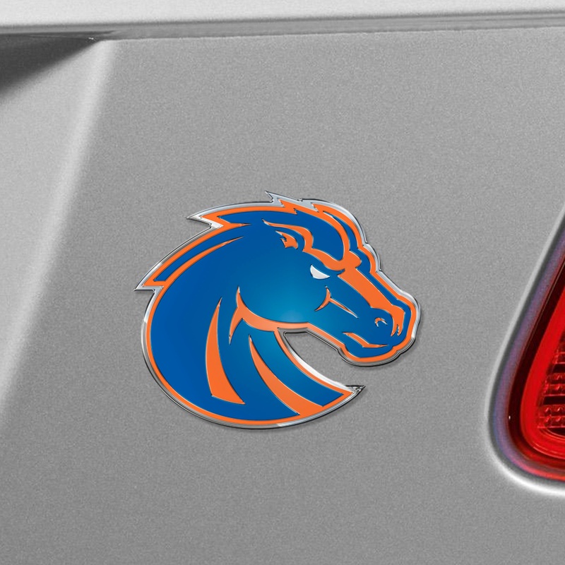 Fanmats Boise State Broncos Heavy Duty Aluminum Embossed Color Emblem