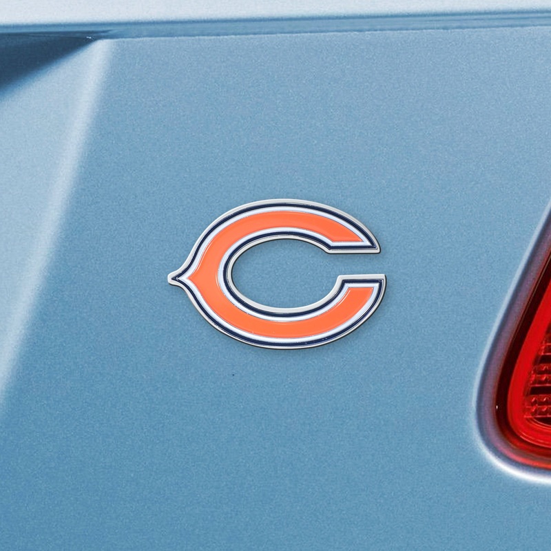 Fanmats Chicago Bears 3D Color Metal Emblem