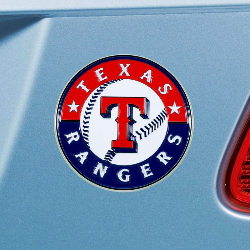 Fanmats Texas Rangers 3D Color Metal Emblem