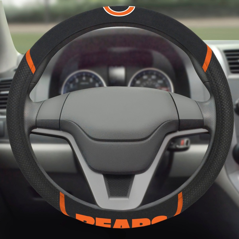 Fanmats Chicago Bears Embroidered Steering Wheel Cover