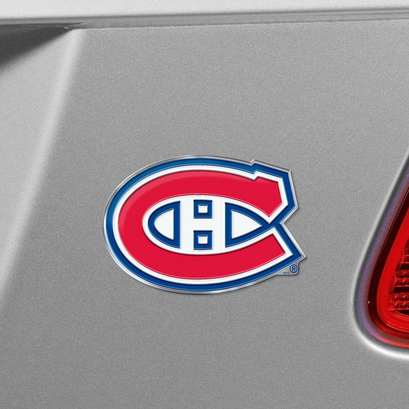 Fanmats Montreal Canadiens Heavy Duty Aluminum Embossed Color Emblem