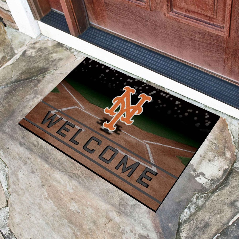 Fanmats New York Mets Rubber Door Mat – 18 x 30