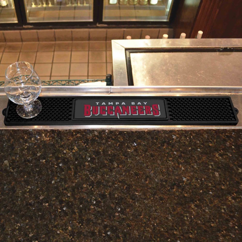 Fanmats Tampa Bay Buccaneers Bar Drink Mat – 3.25 x 24