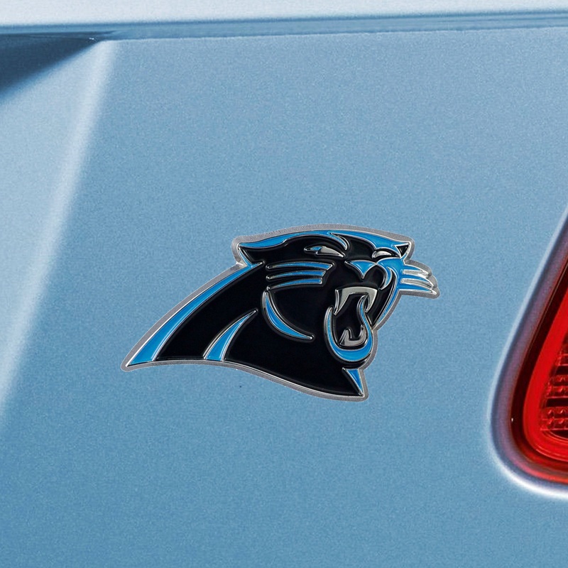 Fanmats Carolina Panthers 3D Color Metal Emblem
