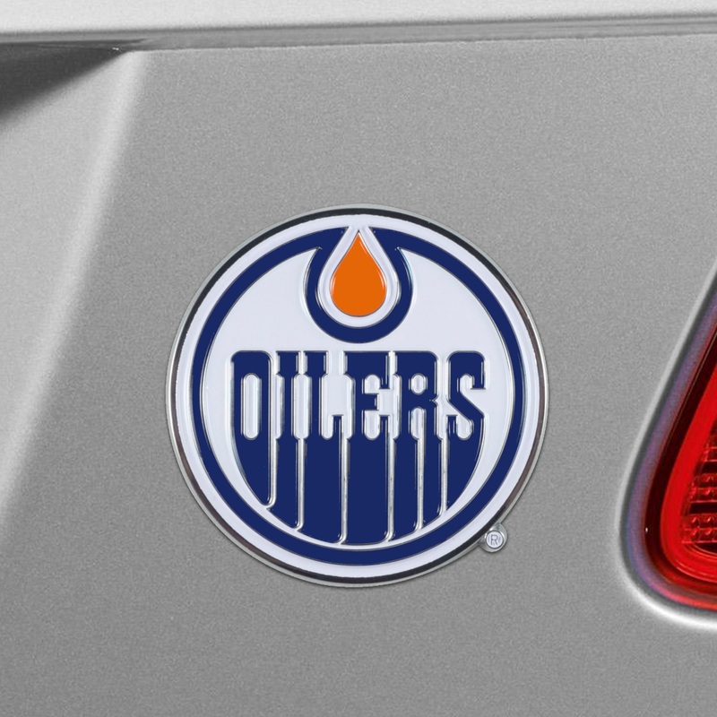 Fanmats Edmonton Oilers 3D Color Metal Emblem