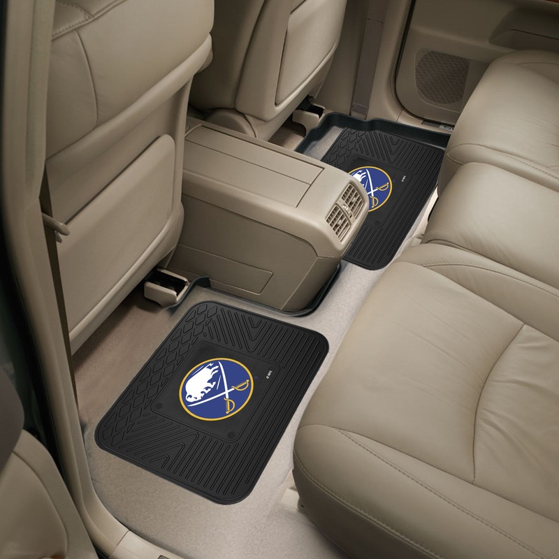 Fanmats Buffalo Sabres Back Seat Car Utility Mats – 2 Piece Set