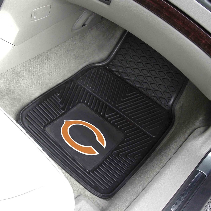 Fanmats Chicago Bears Heavy Duty Car Mat Set – 2 Pieces