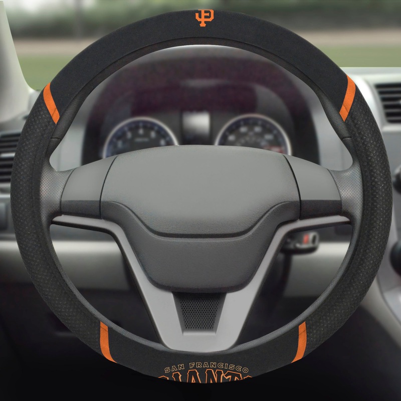 Fanmats San Francisco Giants Embroidered Steering Wheel Cover