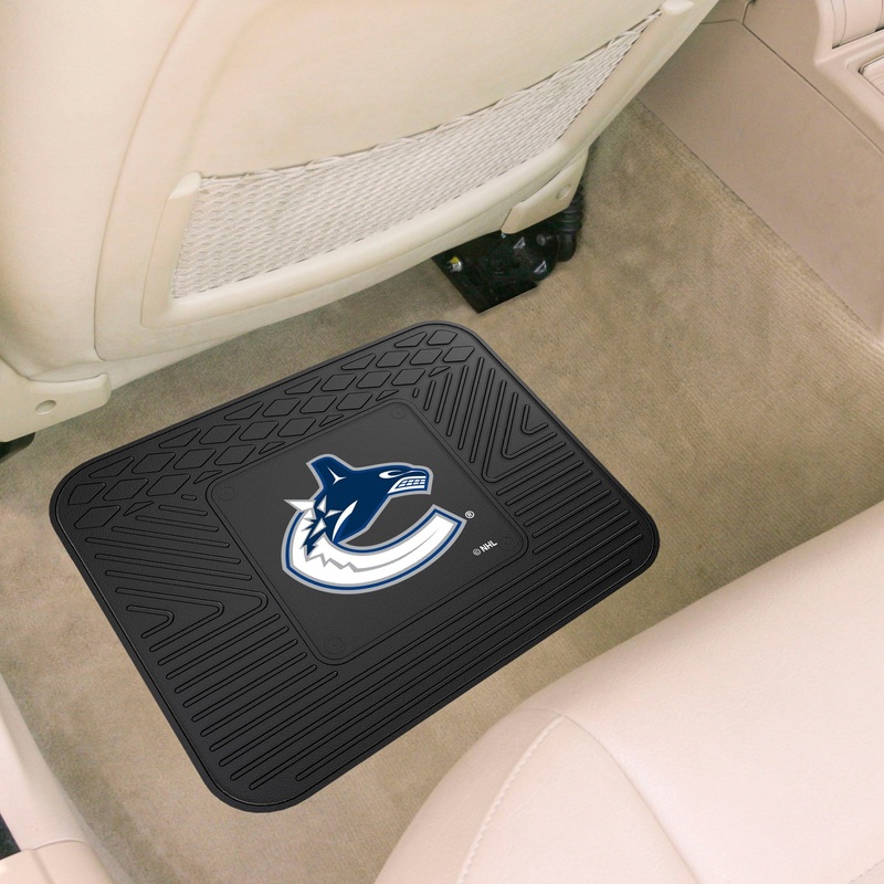 Fanmats Vancouver Canucks Back Seat Car Utility Mat – 14 x 17