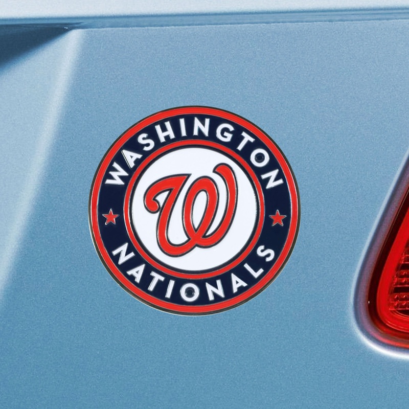 Fanmats Washington Nationals 3D Color Metal Emblem