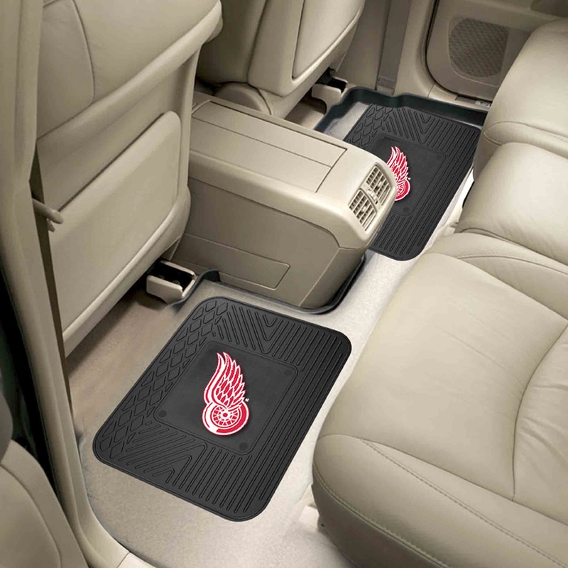 Fanmats Detroit Red Wings Back Seat Car Utility Mats – 2 Piece Set
