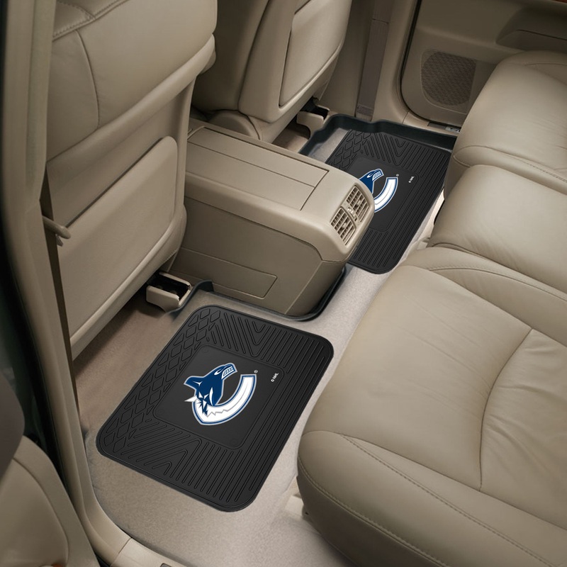 Fanmats Vancouver Canucks Back Seat Car Utility Mats – 2 Piece Set