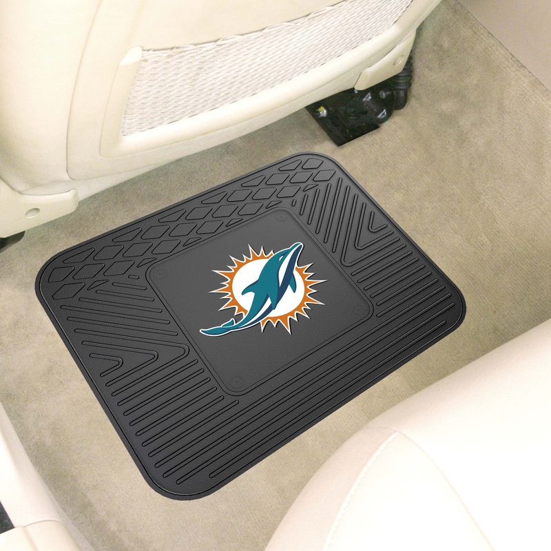 Fanmats Miami Dolphins Back Seat Car Utility Mat – 14 x 17
