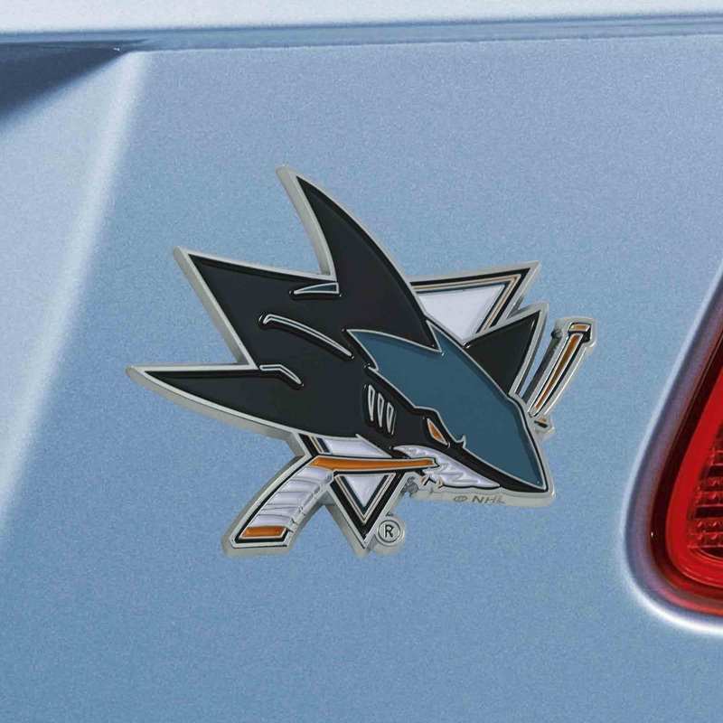Fanmats San Jose Sharks 3D Color Metal Emblem