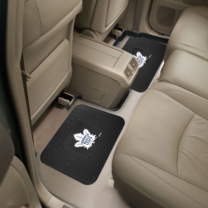Fanmats Toronto Maple Leafs Back Seat Car Utility Mats – 2 Piece Set