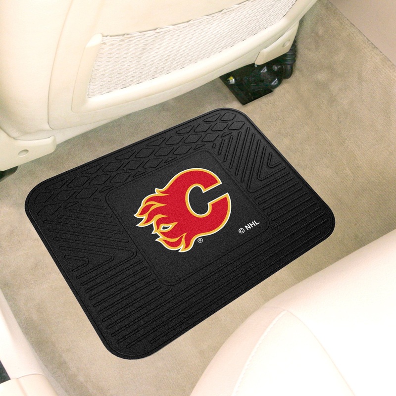 Fanmats Calgary Flames Back Seat Car Utility Mat – 14 x 17