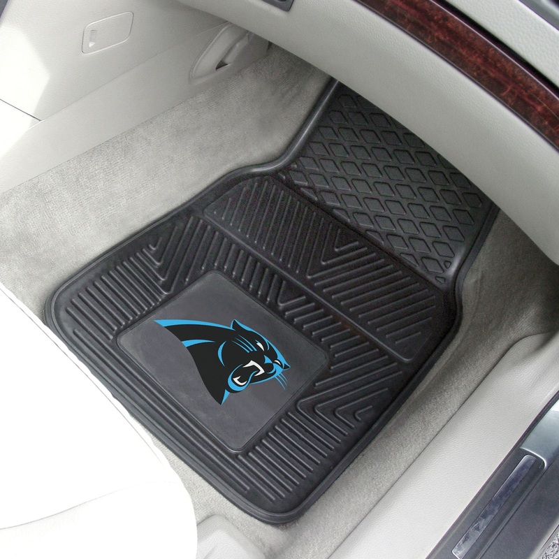 Fanmats Carolina Panthers Heavy Duty Car Mat Set – 2 Pieces