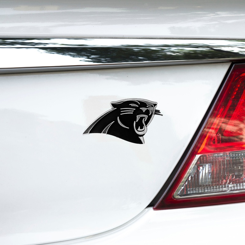 Fanmats Carolina Panthers Molded Chrome Plastic Emblem