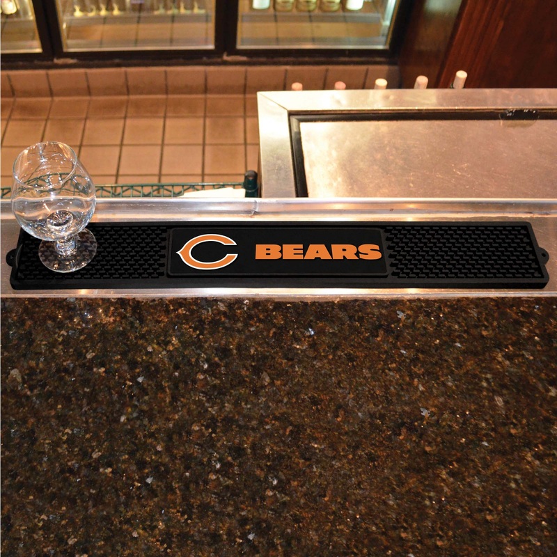 Fanmats Chicago Bears Bar Drink Mat – 3.25 x 24
