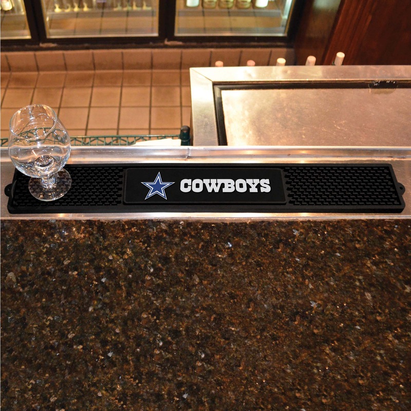 Fanmats Dallas Cowboys Bar Drink Mat – 3.25 x 24