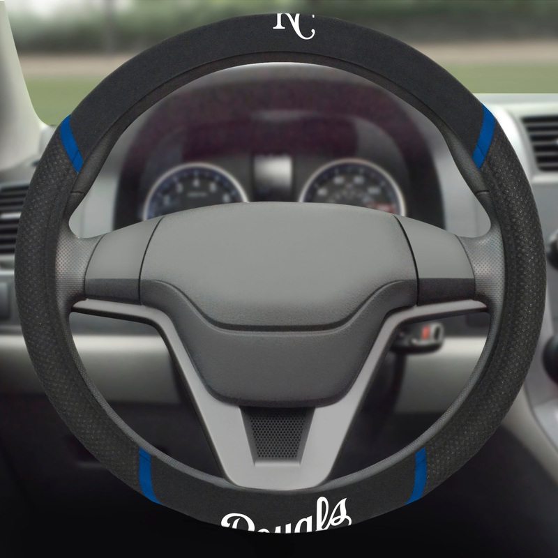 Fanmats Kansas City Royals Embroidered Steering Wheel Cover