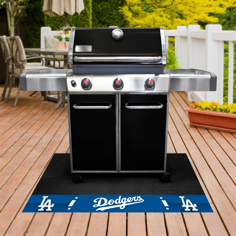 Fanmats Los Angeles Dodgers Vinyl Grill Mat – 26 x 42