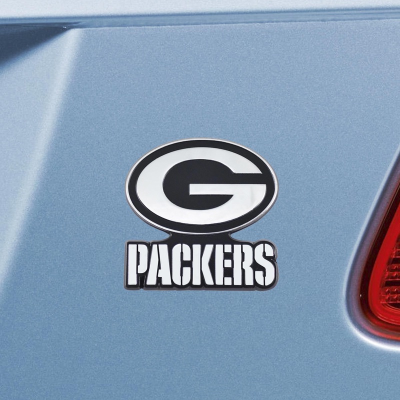 Fanmats Green Bay Packers 3D Chrome Metal Emblem