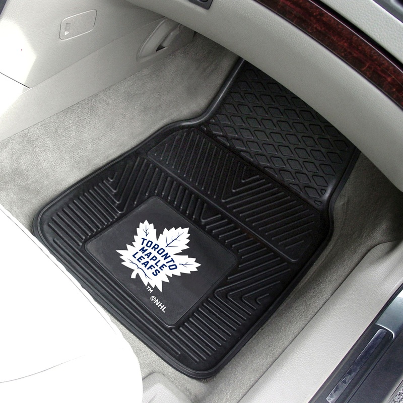 Fanmats Toronto Maple Leafs Heavy Duty Car Mat Set – 2 Pieces