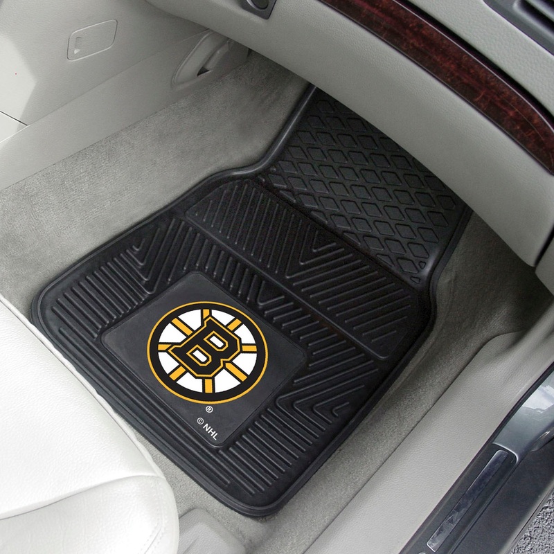 Fanmats Boston Bruins Heavy Duty Car Mat Set – 2 Pieces