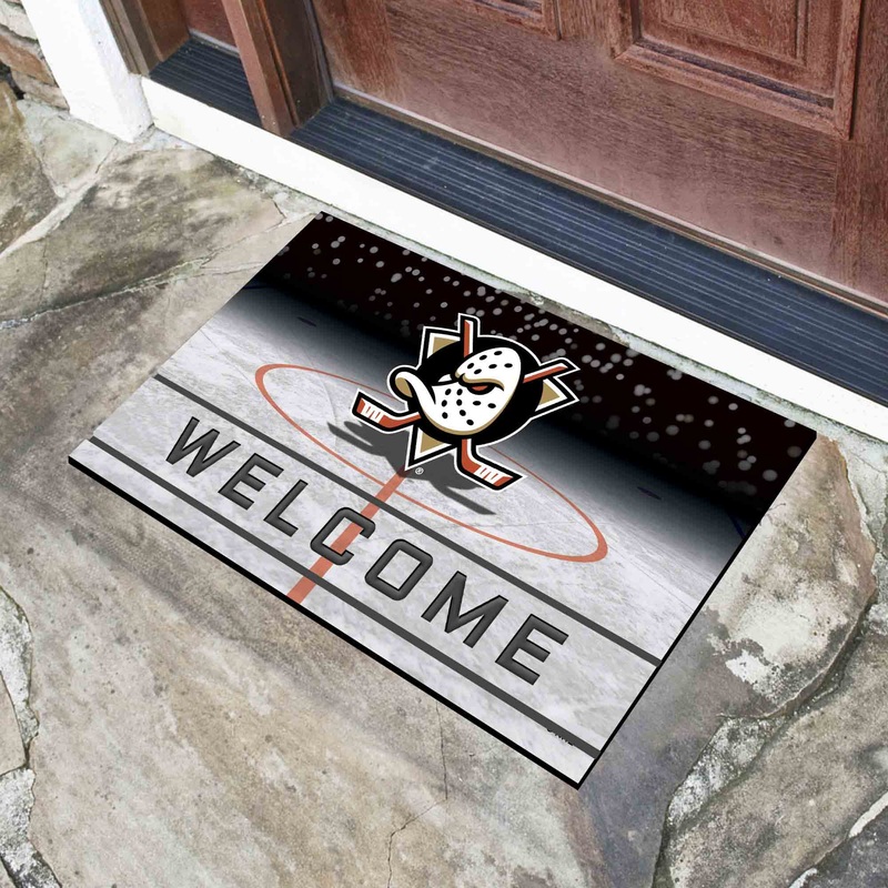 Fanmats Anaheim Ducks Rubber Door Mat – 18 x 30