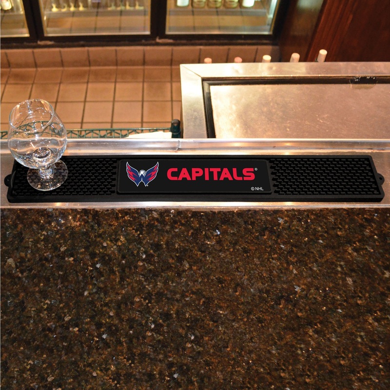 Fanmats Washington Capitals Bar Drink Mat – 3.25 x 24