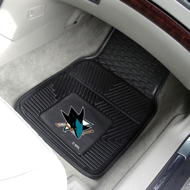 Fanmats San Jose Sharks Heavy Duty Car Mat Set – 2 Pieces