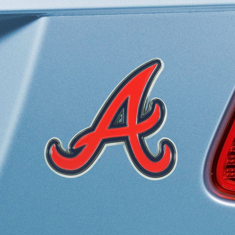 Fanmats Atlanta Braves 3D Color Metal Emblem