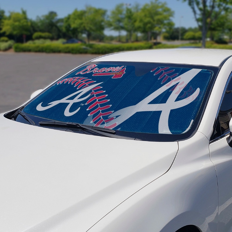 Fanmats Atlanta Braves Windshield Sun Shade