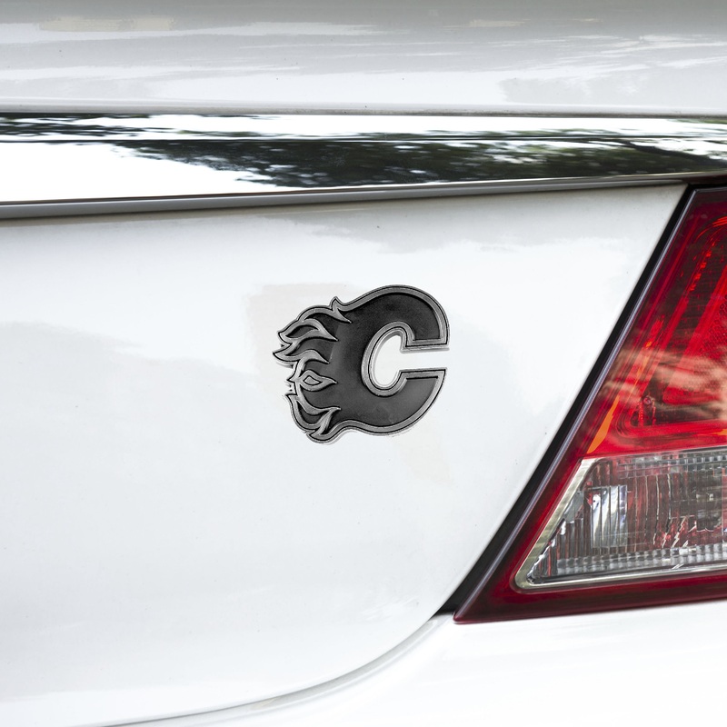 Fanmats Calgary Flames Molded Chrome Plastic Emblem