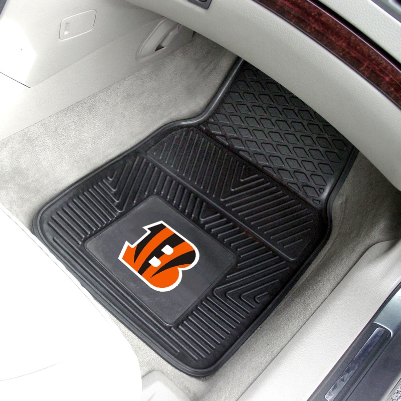 Fanmats Cincinnati Bengals Heavy Duty Car Mat Set – 2 Pieces