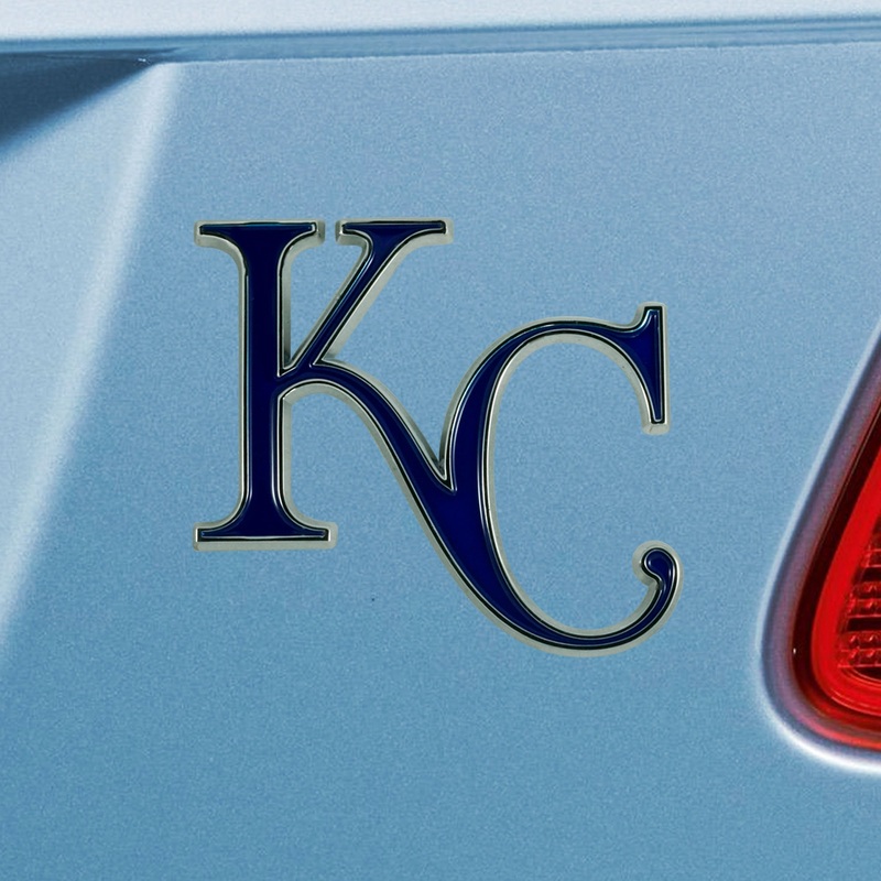 Fanmats Kansas City Royals 3D Color Metal Emblem