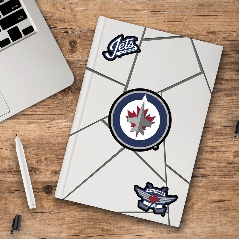 Fanmats Winnipeg Jets 3 Piece Decal Sticker Set