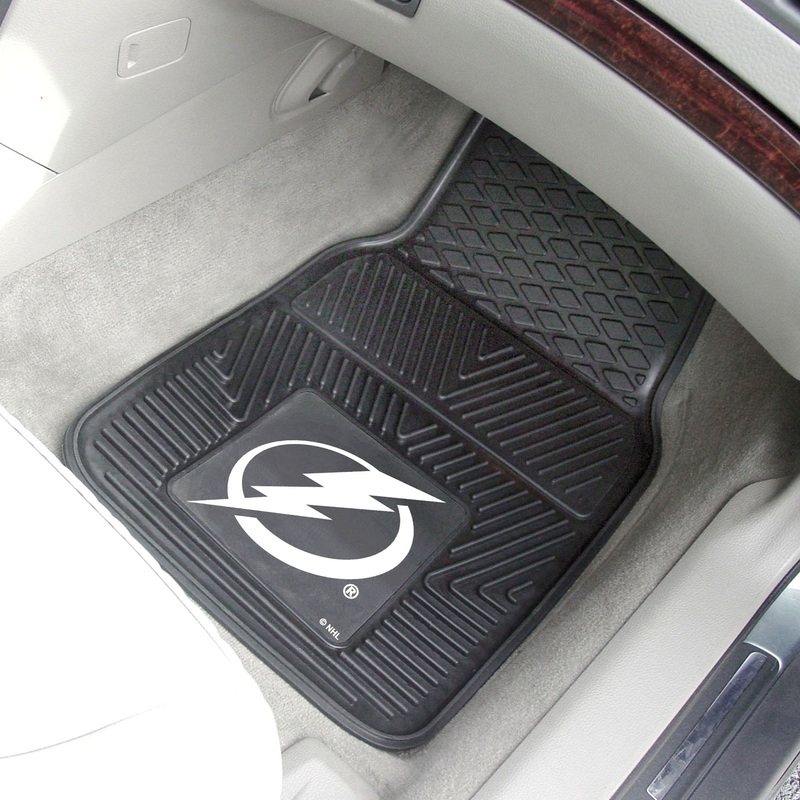 Fanmats Tampa Bay Lightning Heavy Duty Car Mat Set – 2 Pieces