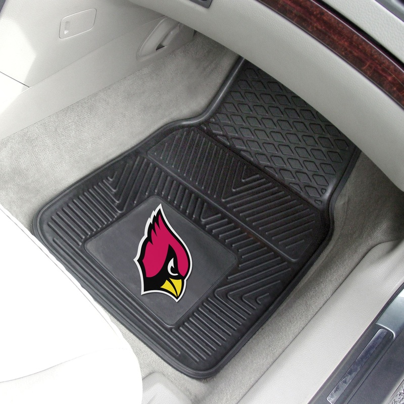 Fanmats Arizona Cardinals Heavy Duty Car Mat Set – 2 Pieces