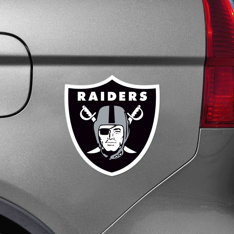 Fanmats Las Vegas Raiders Large Team Logo Magnet 8.7 x 8.3