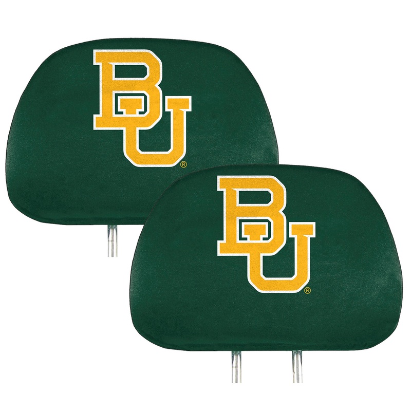 Fanmats Baylor Bears Printed Head Rest Cover Set – 2 Pieces