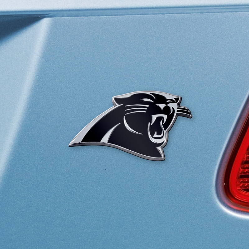 Fanmats Carolina Panthers 3D Chrome Metal Emblem