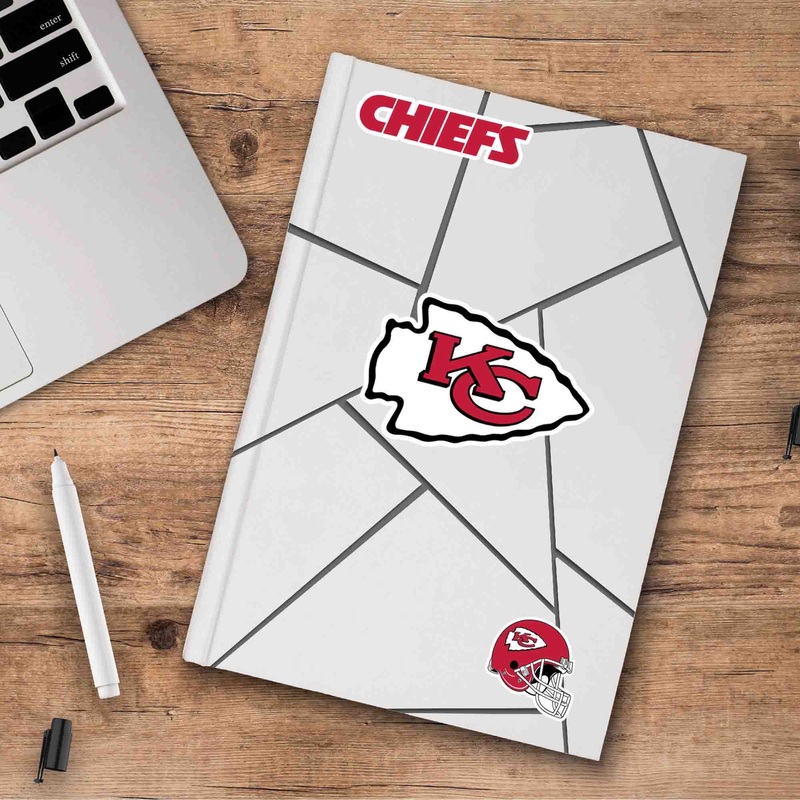 Fanmats Kansas City Chiefs 3 Piece Decal Sticker Set