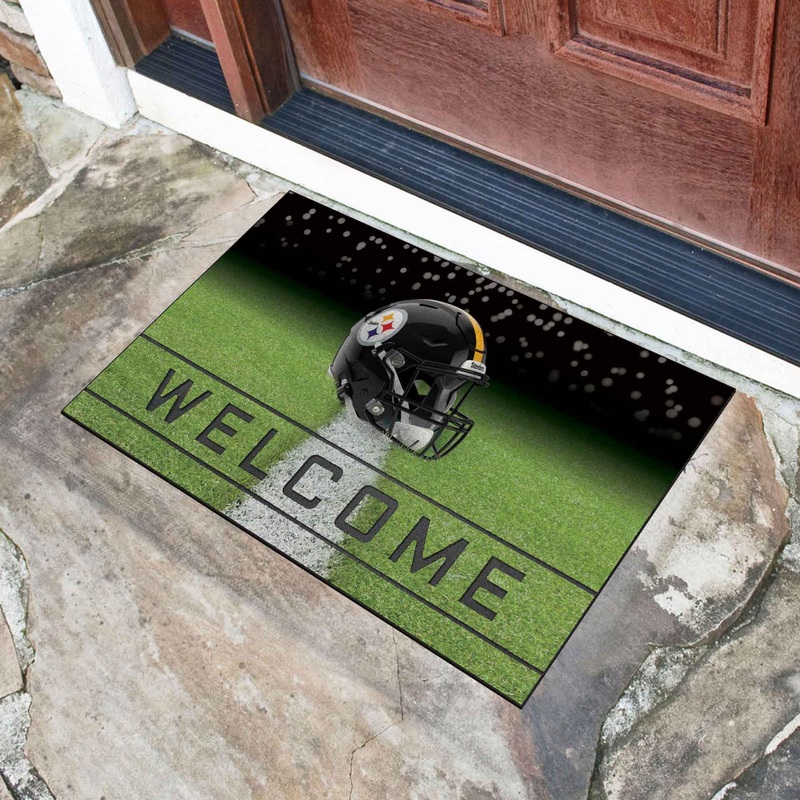 Fanmats Pittsburgh Steelers Rubber Door Mat – 18 x 30
