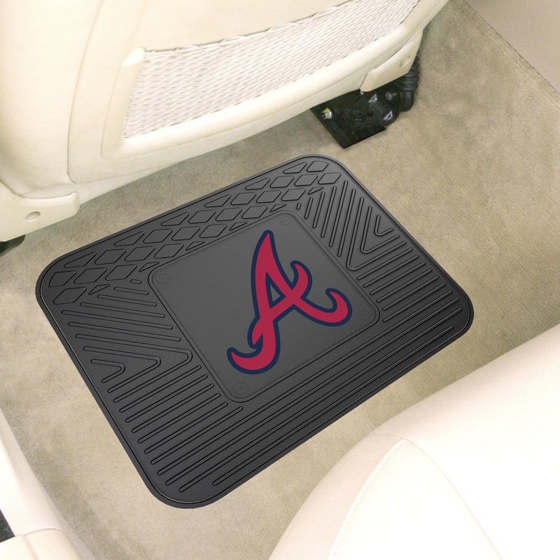 Fanmats Atlanta Braves Back Seat Car Utility Mat – 14 x 17