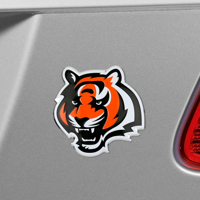 Fanmats Cincinnati Bengals Heavy Duty Aluminum Embossed Color Emblem