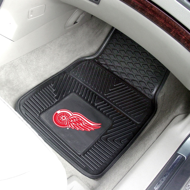 Fanmats Detroit Red Wings Heavy Duty Car Mat Set – 2 Pieces
